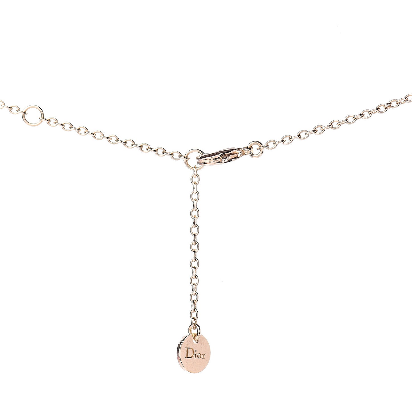 Crystal Pearl Shiny-D Tribal Long Necklace Gold