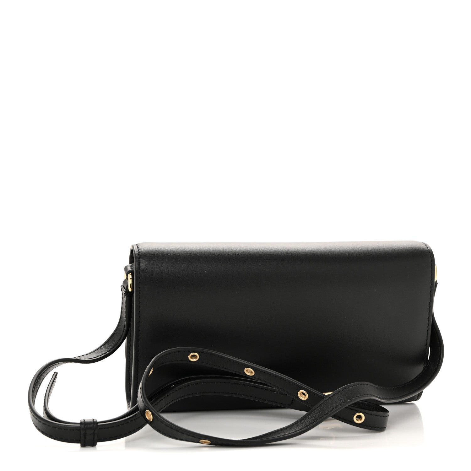 Dolce & Gabbana Calfskin DG Millennials Crossbody Bag Black