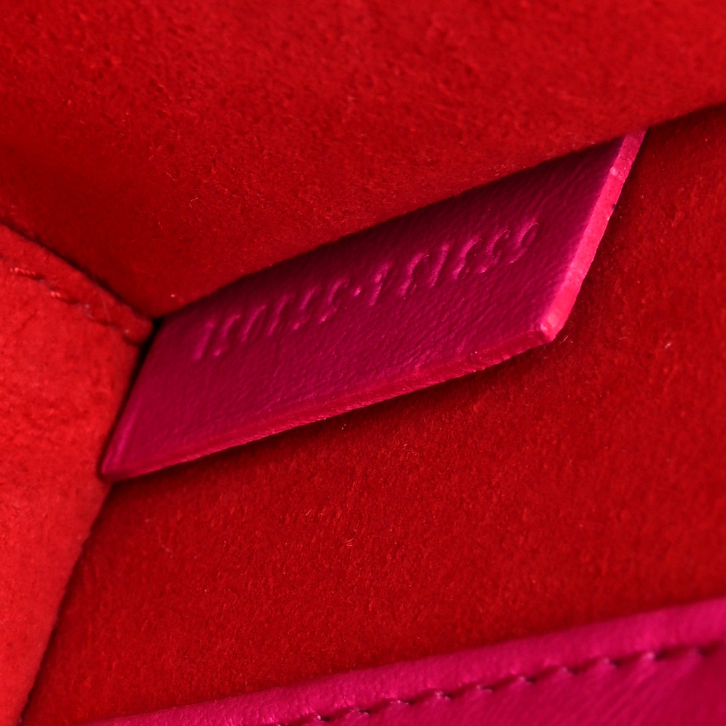Lambskin Pleated Knuckle Shoulder Bag Fuchsia