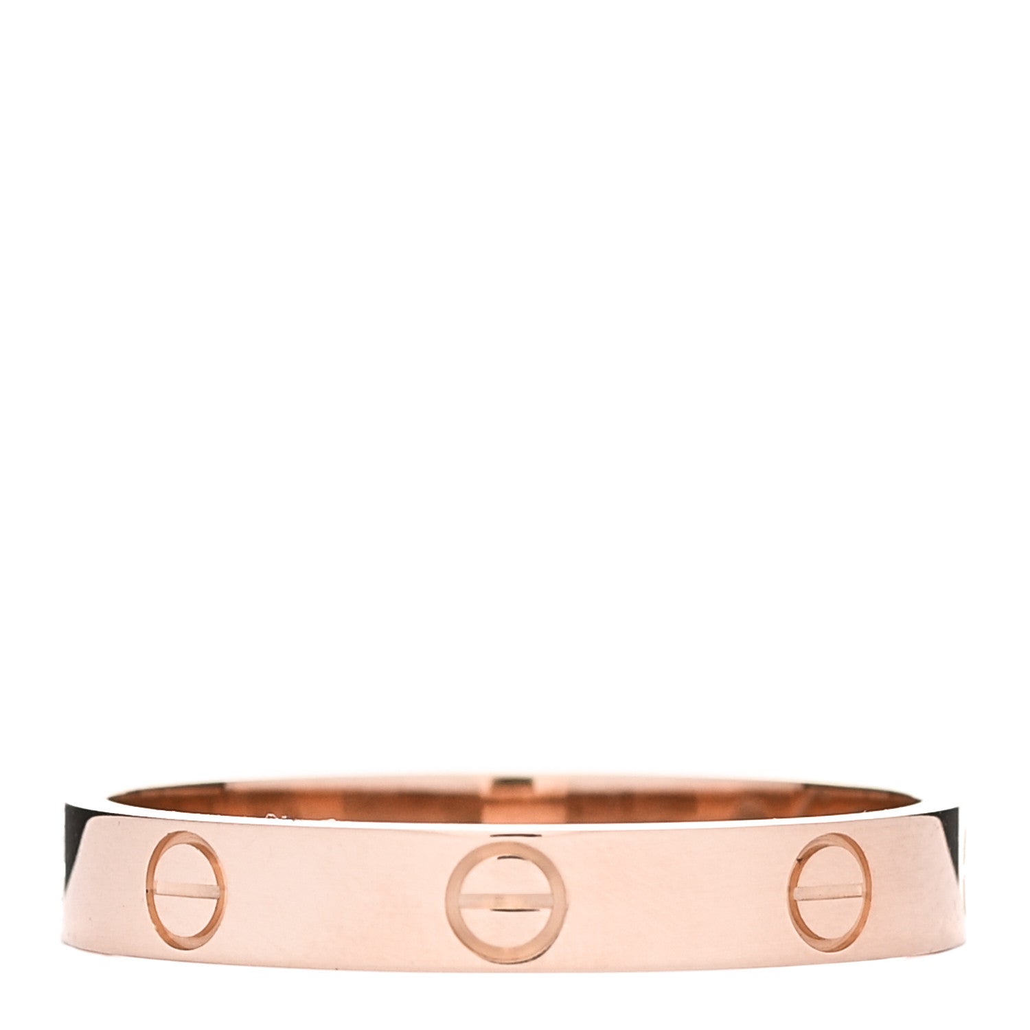 Cartier 18K Pink Gold 3.5mm LOVE Wedding Band Ring 63 10.25 1 of 5
