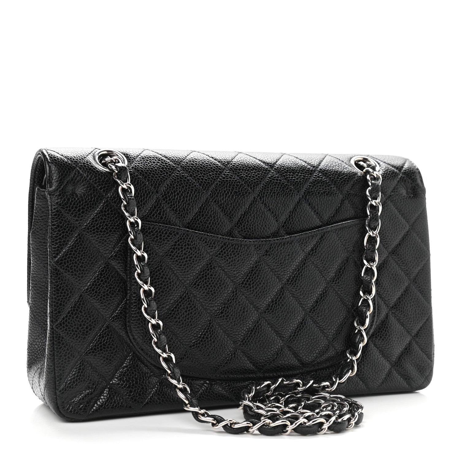 Chanel Caviar Quilted Medium Double Flap Black 3 of 13