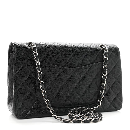 Chanel Caviar Quilted Medium Double Flap Black 3 of 13