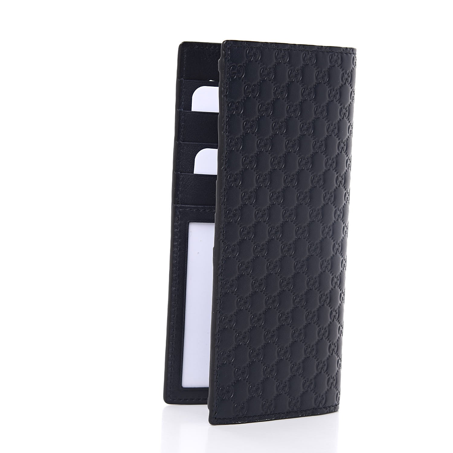 Gucci Microguccissima Bi-Fold Organizer Wallet Blue 3 of 7