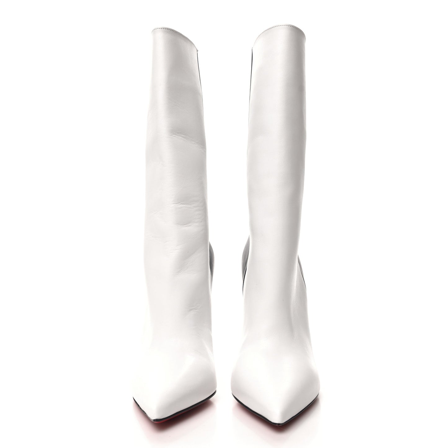 Calfskin Astrilarge 100 Booties 36.5 White Black