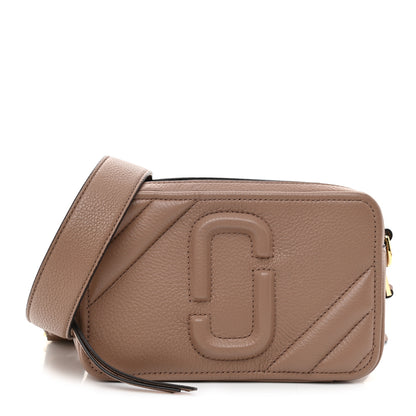 Marc Jacobs Grained Calfskin The Moto Shot 21 Bag Dusty Beige 1 of 9