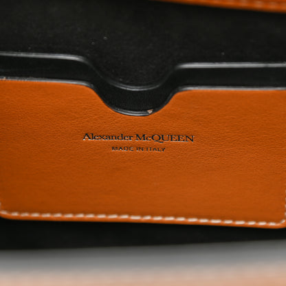 Alexander McQueen Denim The Short Story Crossbody Brown 6 of 9