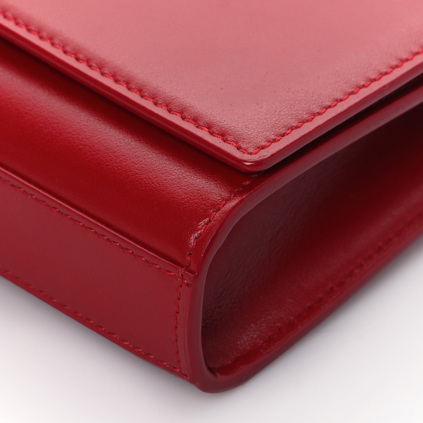 Smooth Calfskin Monogram Kate Belt Bag Red