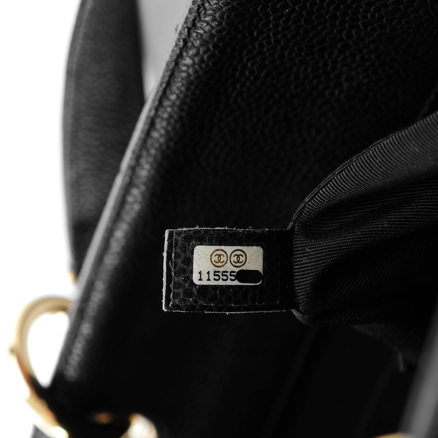Chanel Caviar Quilted Grand Shopping Tote GST Black 7 of 7