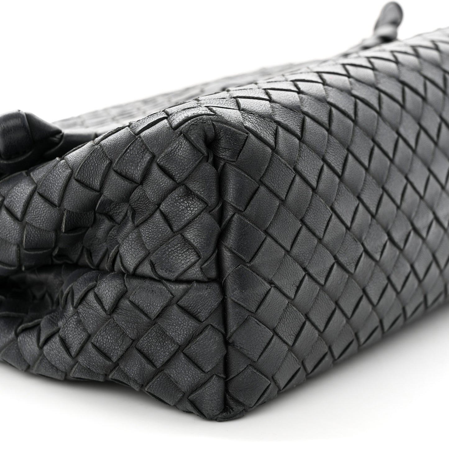 Nappa Intrecciato Small Olimpia Bag Black