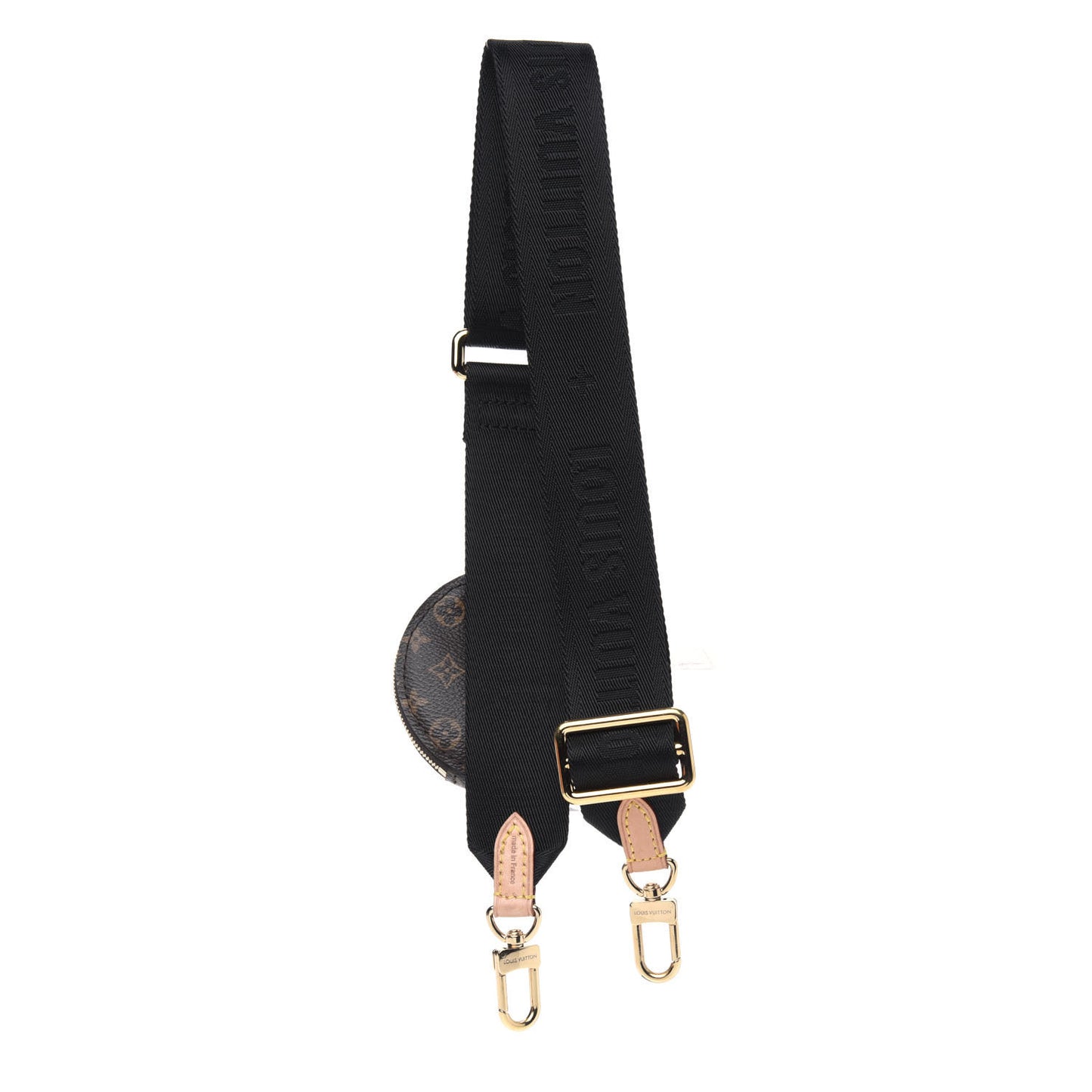 Monogram Multi Pochette Accessories Bandouliere Shoulder Strap Black