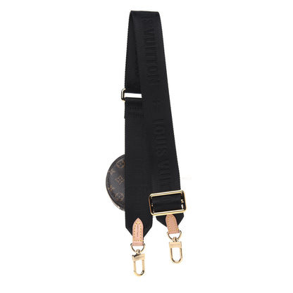 Louis Vuitton Monogram Multi Pochette Accessories Bandouliere Shoulder Strap Black 2 of 3
