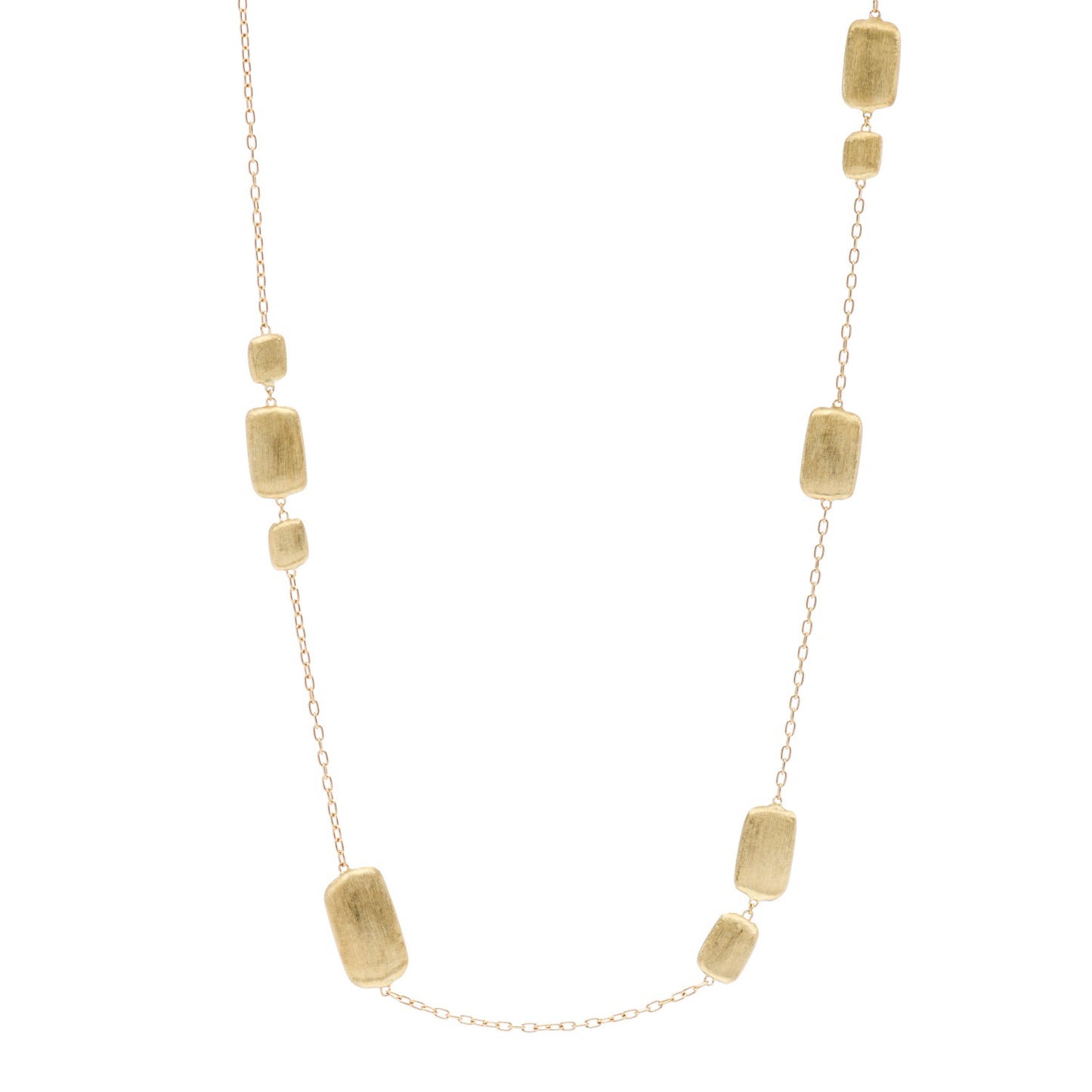 18K Yellow Gold Murano Station Necklace