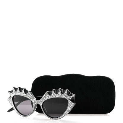 Gucci Crystal Acetate Cat Eye Sunglasses GG0781S Black 8 of 8
