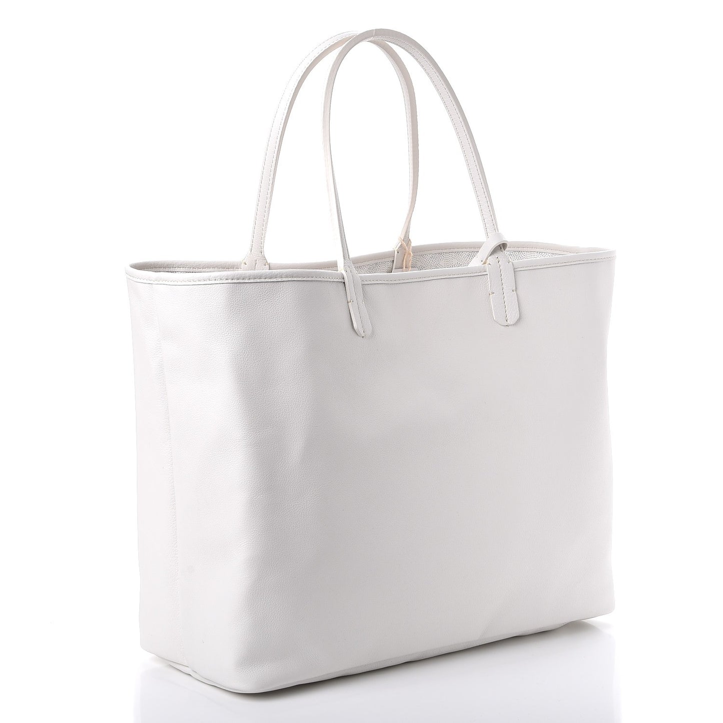Goyardine Reversible Anjou PM White