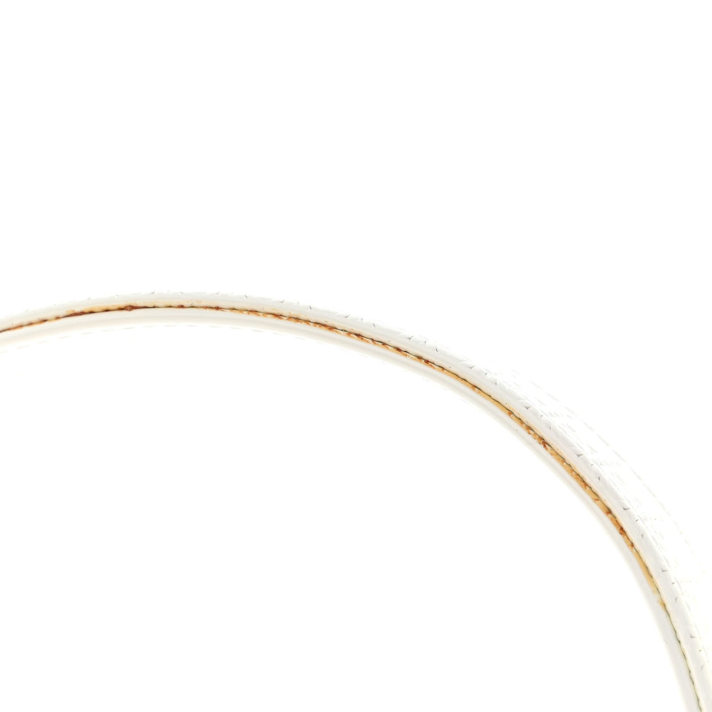 Patent Micro-Cannage Medium Lady Dior White