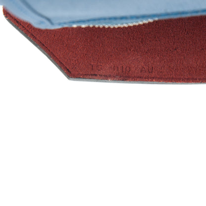 Hermes Military Toile Vache Hunter Herbag Zip PM 31 Bleu Agate Rouge H 6 of 8