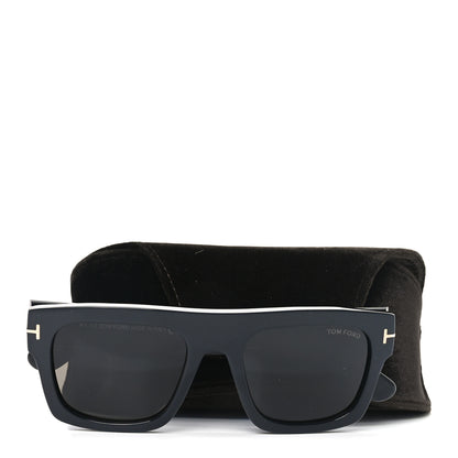 Tom Ford Acetate Fausto Sunglasses TF711 Black 7 of 7