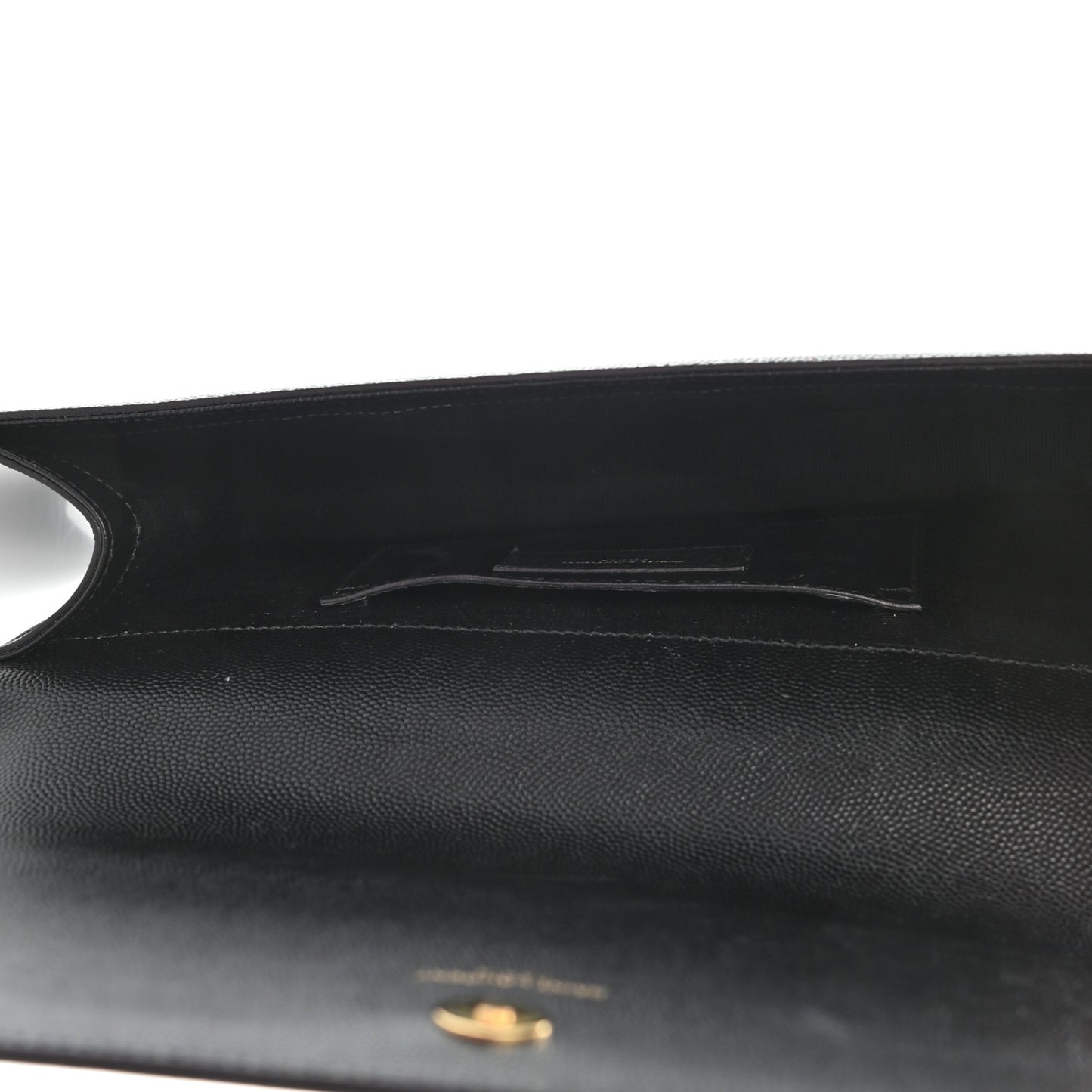 Grain De Poudre Classic Monogram Kate Clutch Black