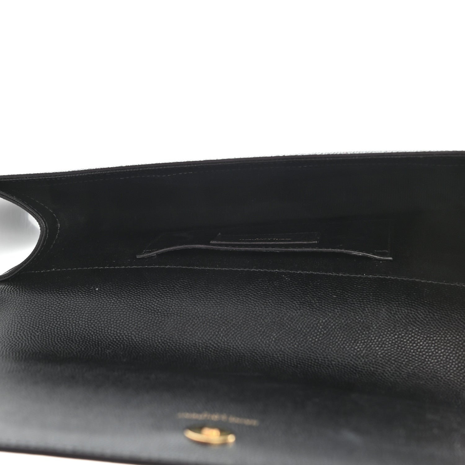 Saint Laurent Grain De Poudre Classic Monogram Kate Clutch Black 7 of 13