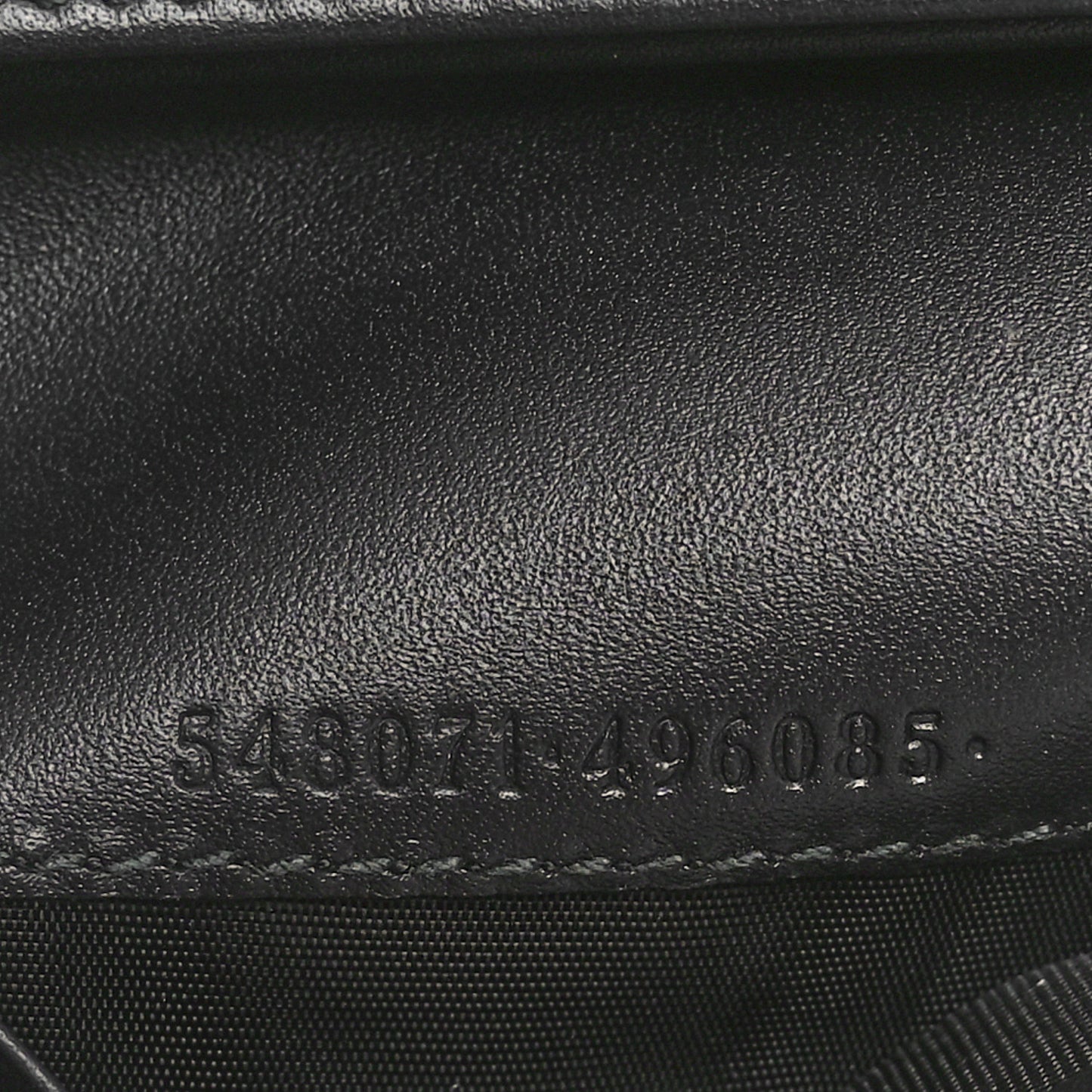 Calfskin Diagonal GG Card Case Black Gold