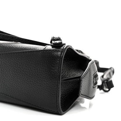 Balenciaga Grained Calfskin Neo Classic Black Hardware Nano City Crossbody Black 10 of 10