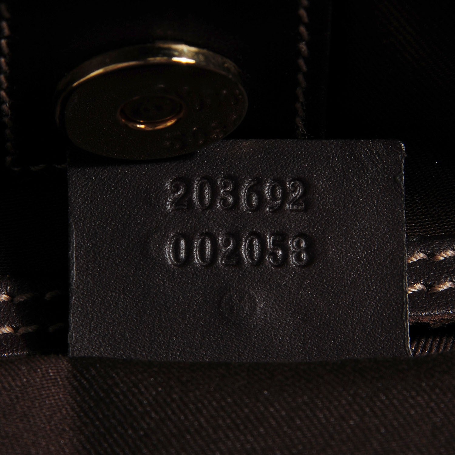 Gucci GG Plus Monogram Web Large Joy Tote Dark Brown 7 of 10