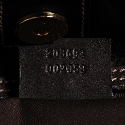 Gucci GG Plus Monogram Web Large Joy Tote Dark Brown 7 of 10