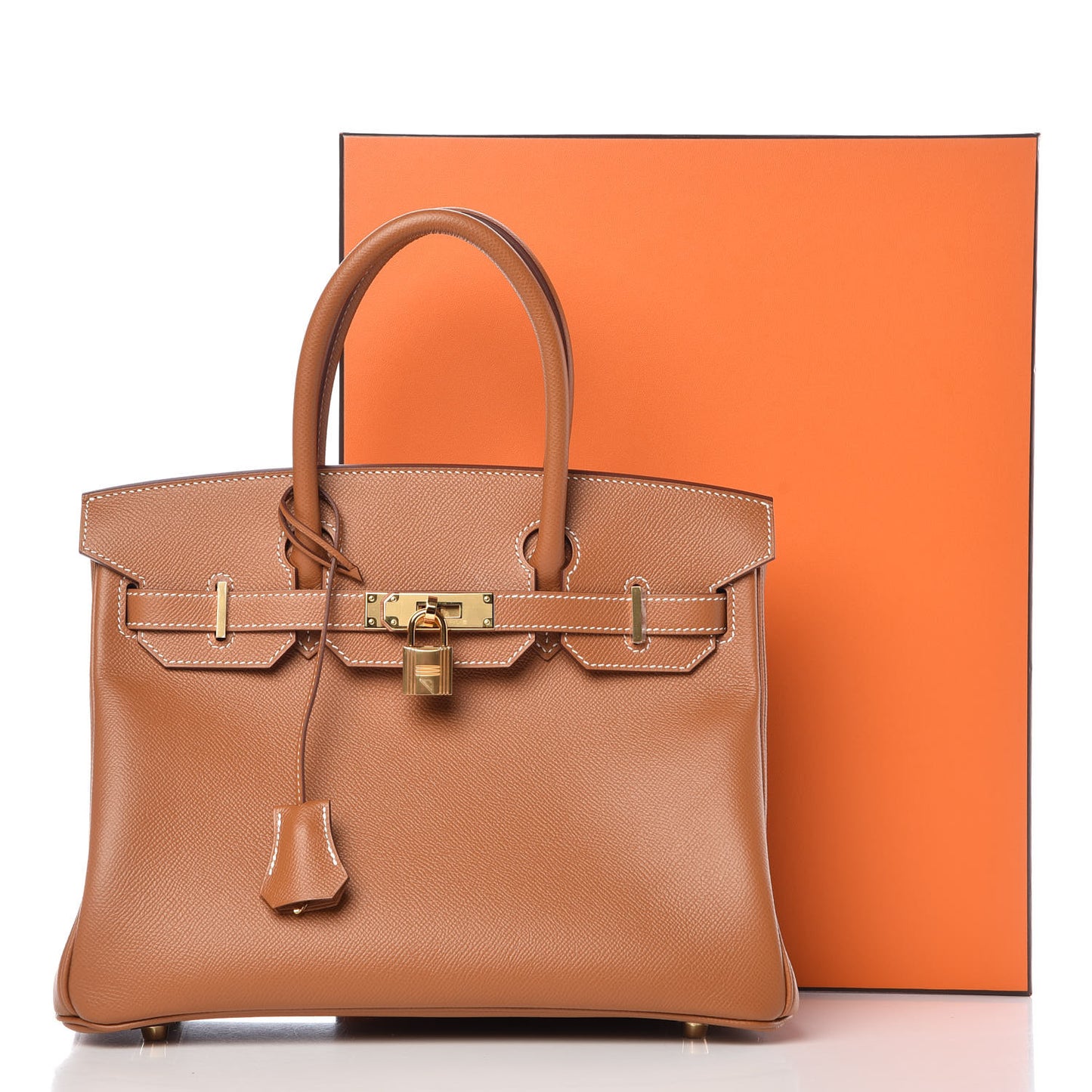 Epsom Birkin 30 Gold