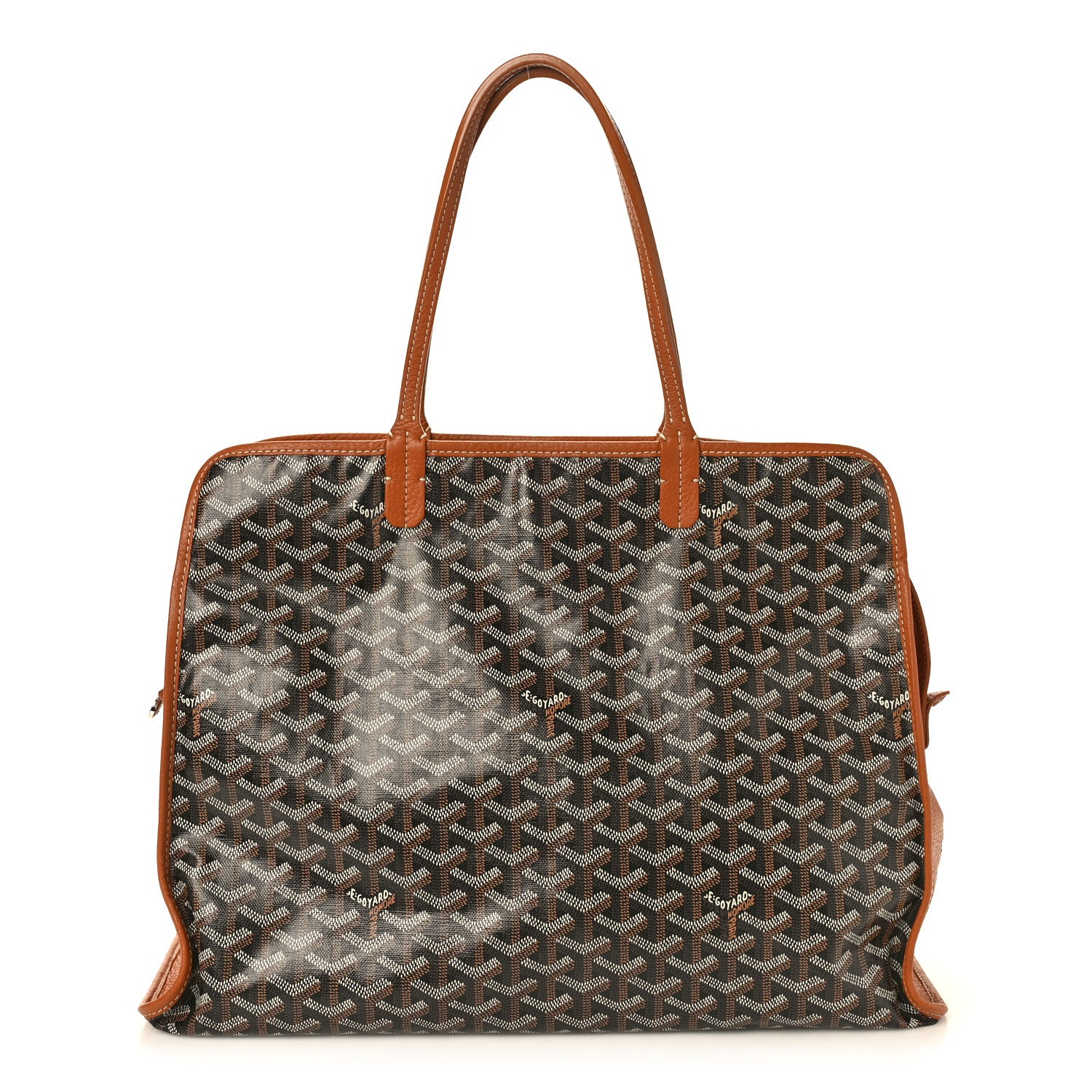 Goyard Goyardine Sac Hardy Pet Carrier PM Black Gold 3 of 10