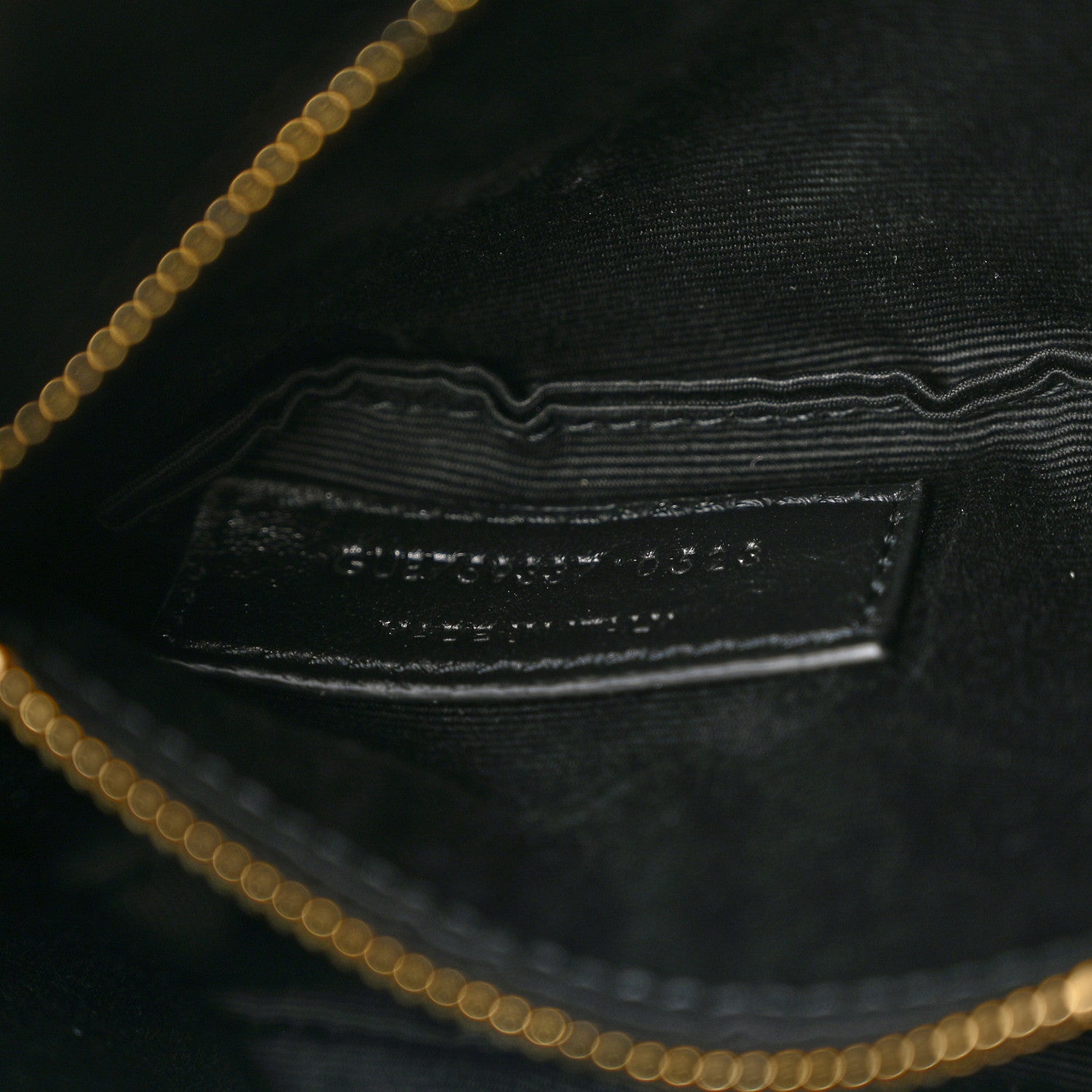 Saint Laurent Lambskin Quilted Toy Loulou Puffer Monogram Chain Satchel Black 8 of 11