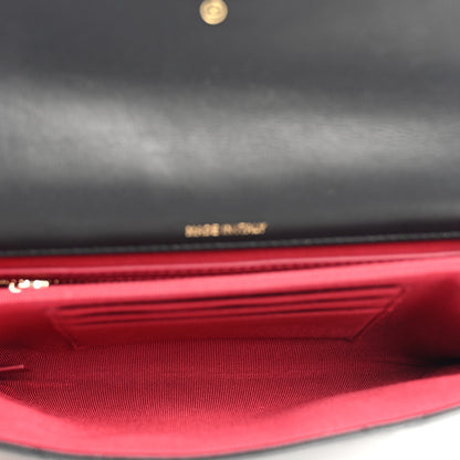 Chanel Lambskin Quilted Chanel 19 Flap Clutch Black 5 of 8