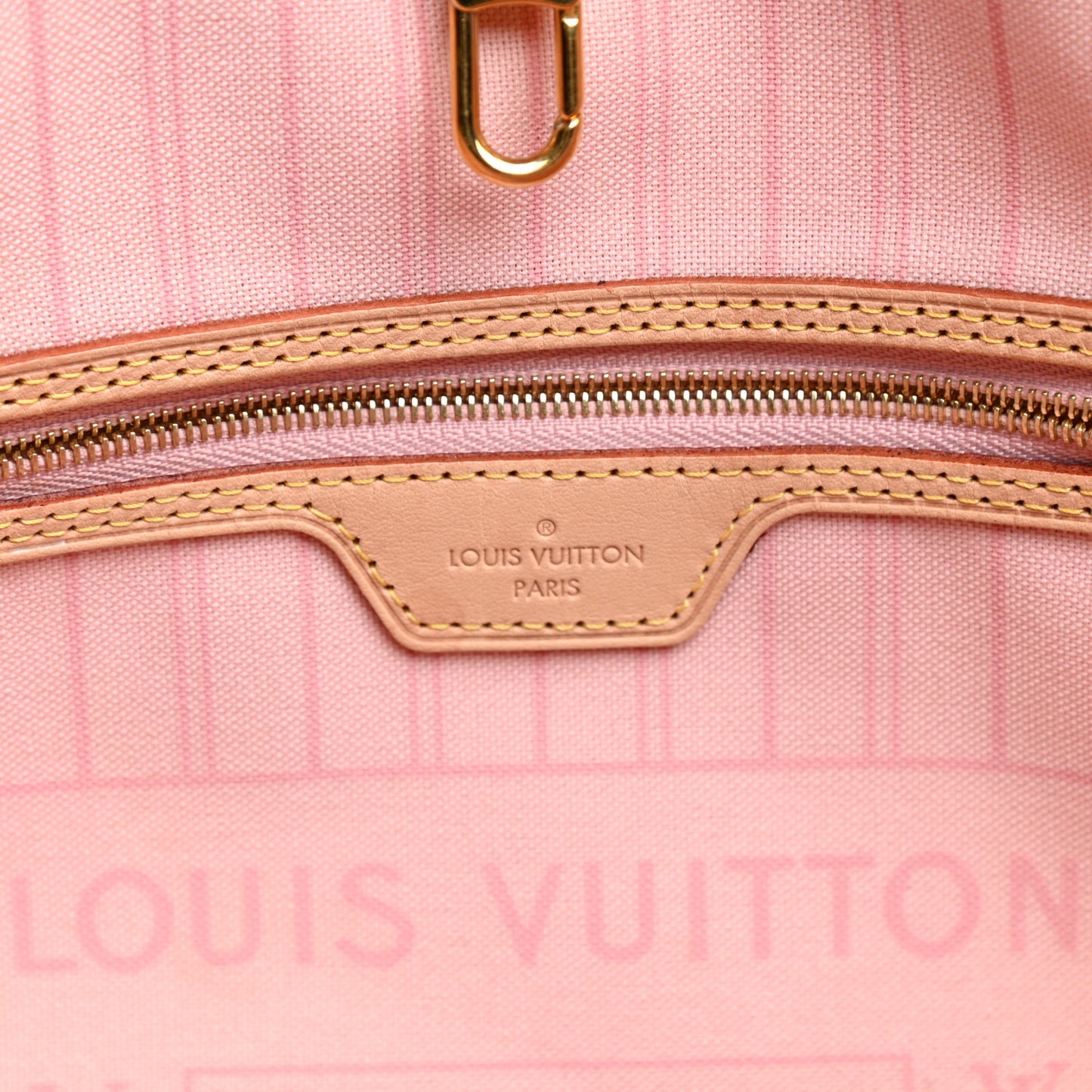 Damier Azur Neo Neverfull MM Rose Ballerine