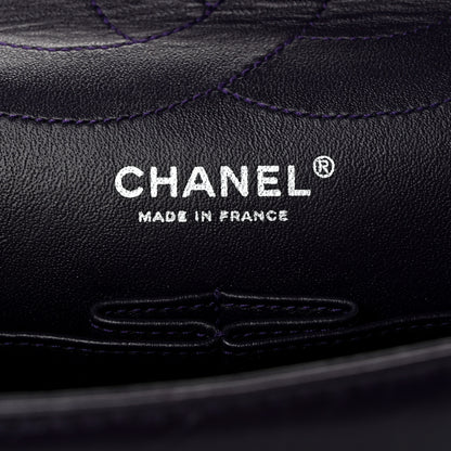 Chanel Aged Calfskin Quilted 2.55 Reissue 225 Flap Purple 6 of 10
