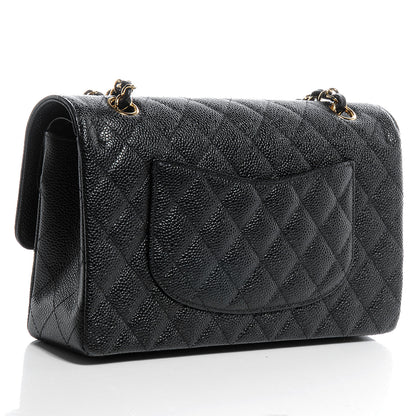 Chanel Caviar Quilted Medium Double Flap Black 3 of 8