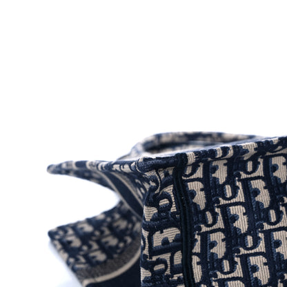 Christian Dior Oblique Medium Book Tote Blue Multicolor 7 of 11