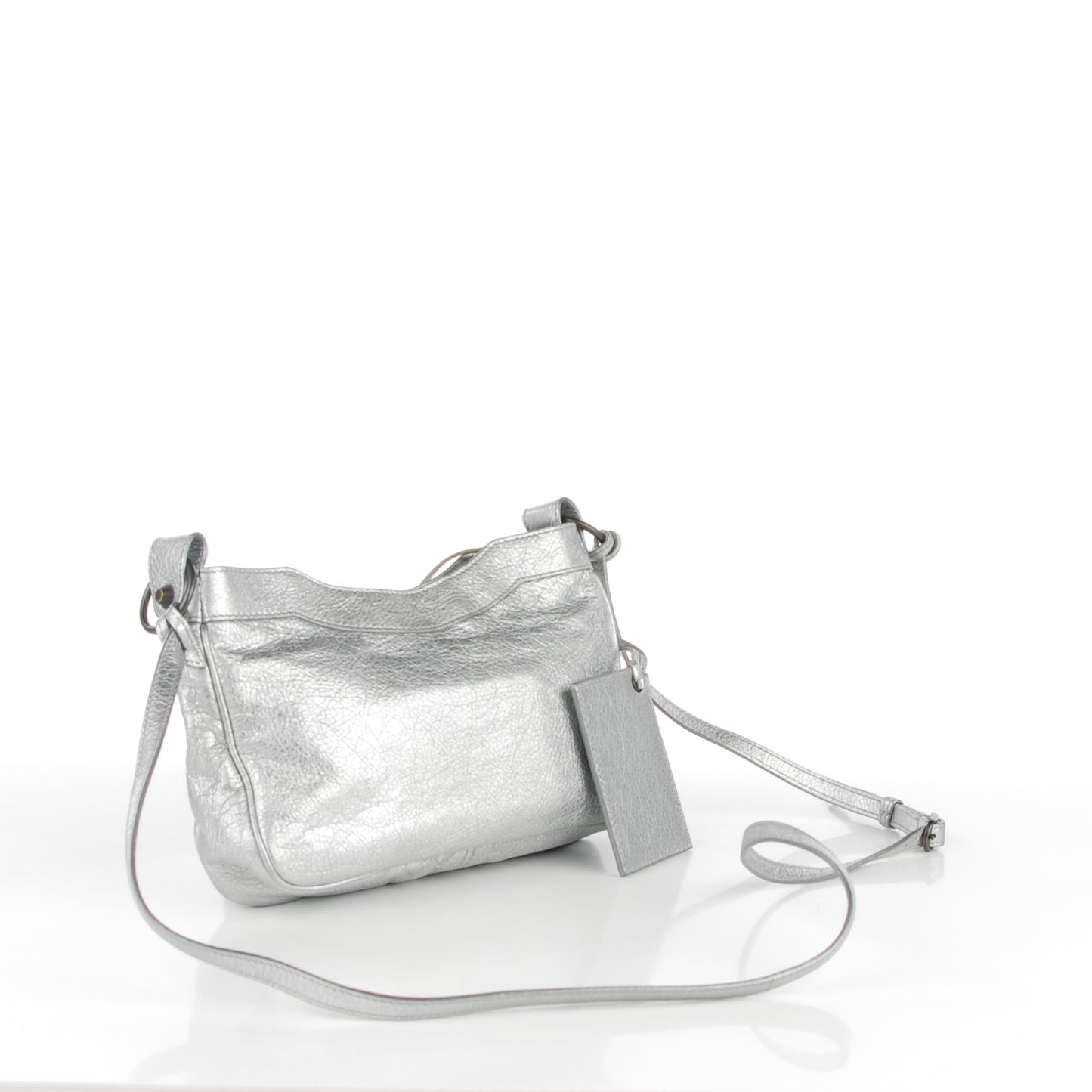 Agneau Classic Hardware Hip Gris Aluminum