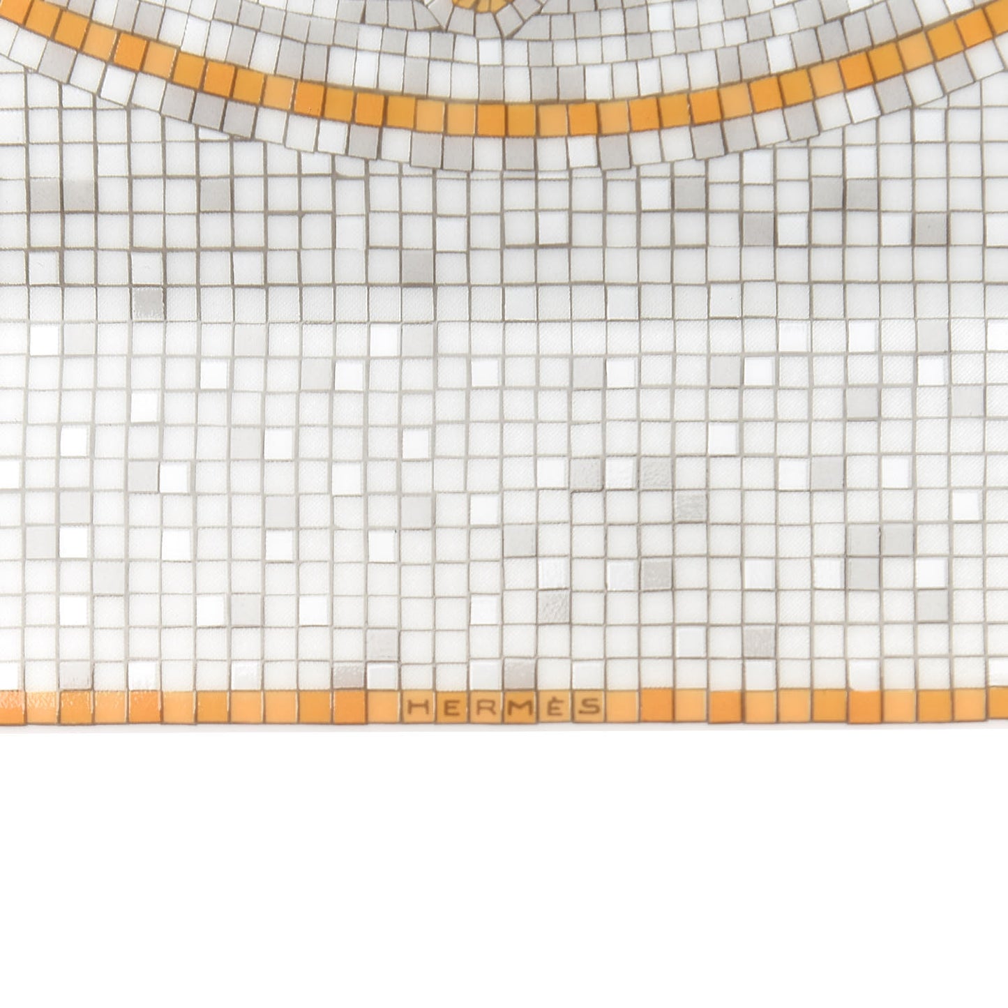 Porcelain Mosaique au 24 Square Plate 9.1"