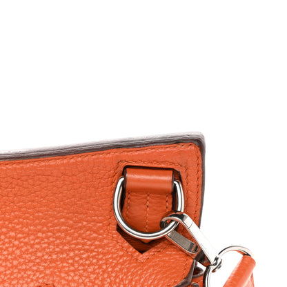 Hermes Taurillon Clemence Jypsiere 28 Orange 11 of 18
