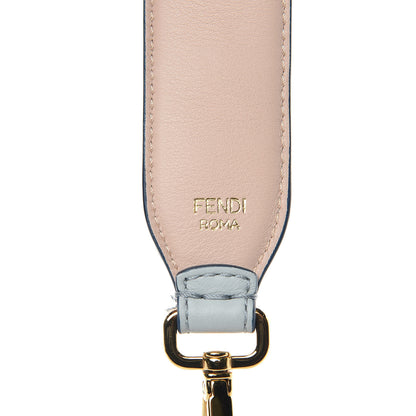 Fendi Vitello Dolce Plexiglass Bi-Color Studded Strap You Grigio Perla Plaster Multicolor 4 of 4