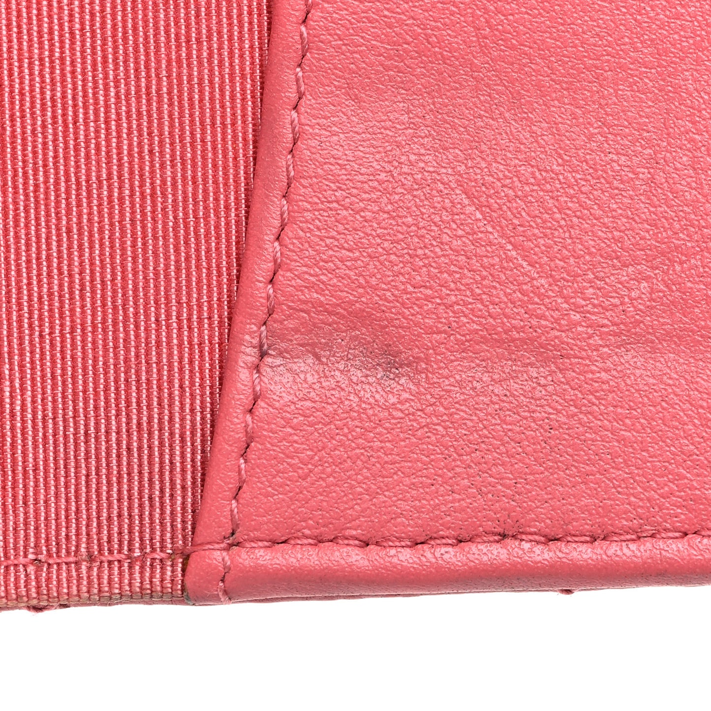 Caviar Quilted Classic 4 Key Holder Wallet Pink