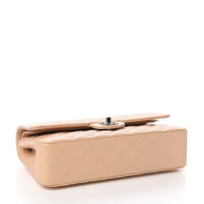 Chanel Caviar Quilted Medium Double Flap Beige Clair 3 of 10