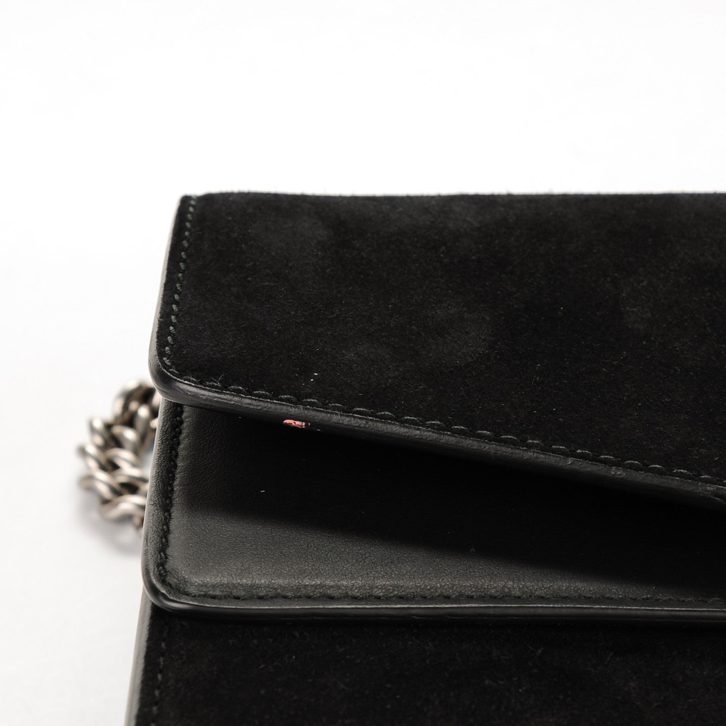 Suede Medium Dionysus Shoulder Bag Black