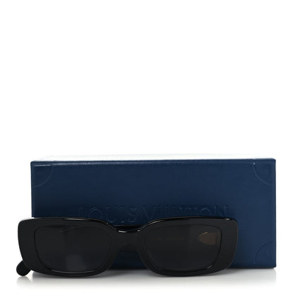 Louis Vuitton Acetate LV Circle Cat Eye Sunglasses Z2109W Black 7 of 7