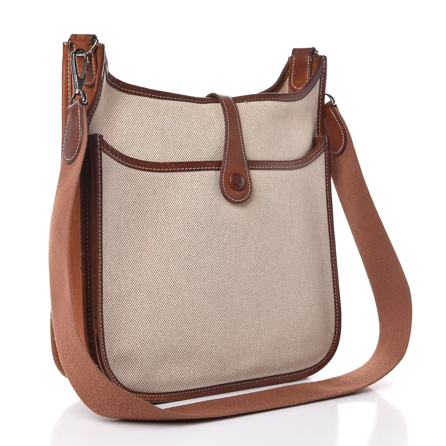 Hermes Toile Natural Barenia Evelyne II PM Fauve 3 of 12