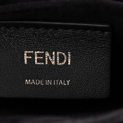 Fendi Velvet Vitello Dolce Fun Fair Kan I Shoulder Bag Tobacco Multicolor Black 6 of 10
