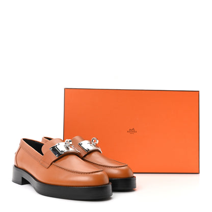 Hermes Calfskin Womens Hot Loafer 38 Naturel 10 of 10