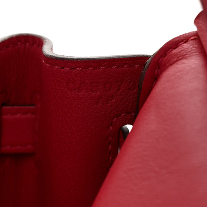 Hermes Swift Birkin 25 Rouge Casaque 7 of 12