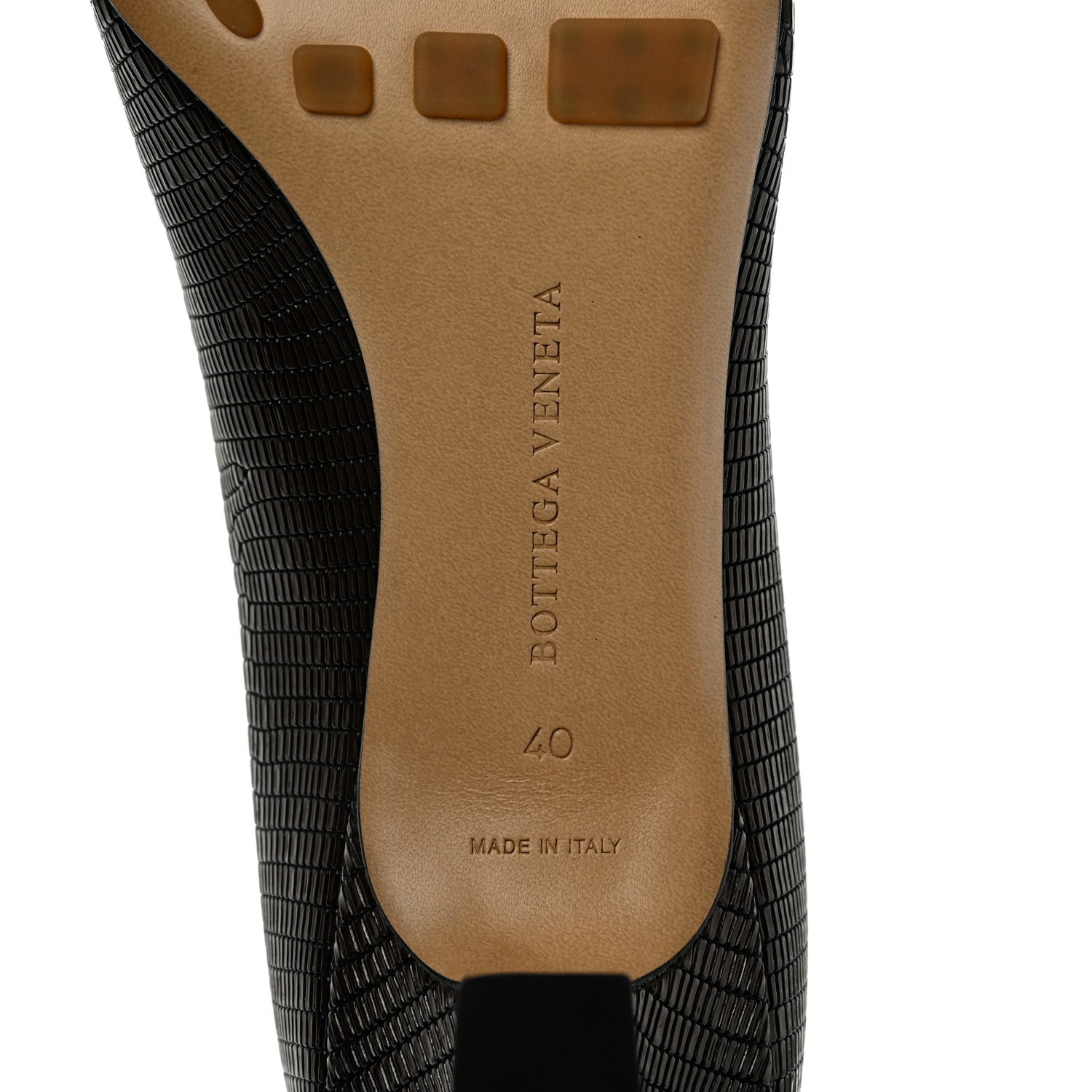 Bottega Veneta Embossed Madame Pumps 40 Brown 6 of 10