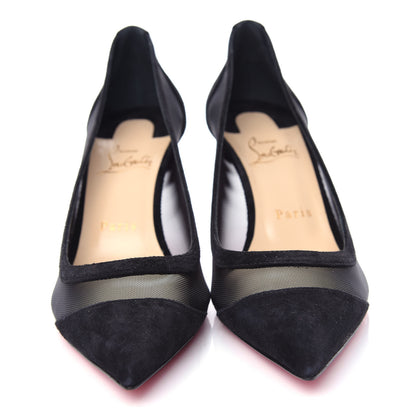 Christian Louboutin Veau Velours Rete Galativi 70 Pumps 39 Black 5 of 10