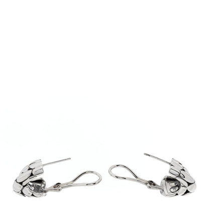 John Hardy Sterling Silver Kali Cross Hoop Earrings 3 of 4